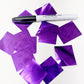 2.5 lb bag , super thin metallic purple squares